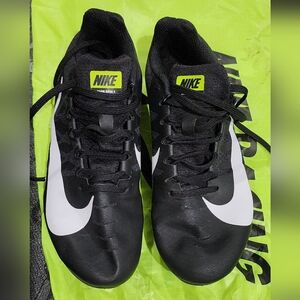 Nike Black and White Track Shoes